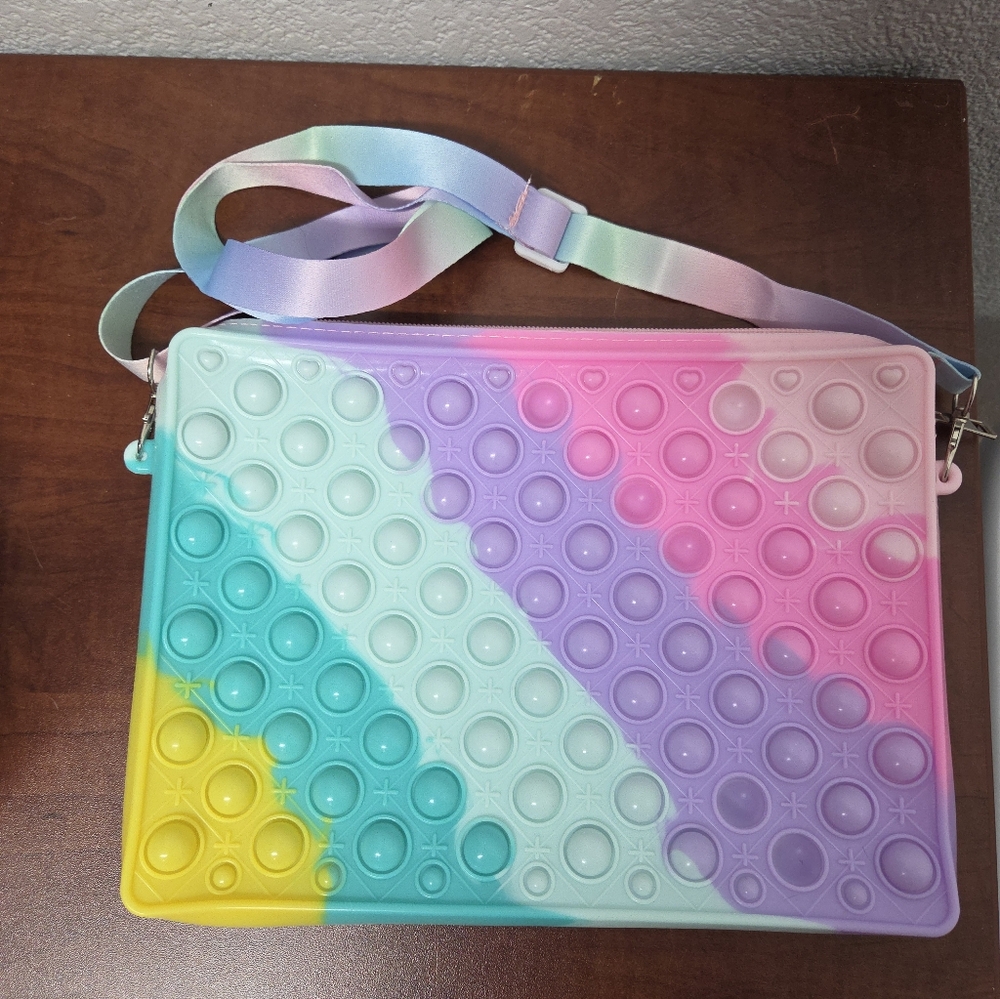Colorful Pop It Crossbody Bag Nwt